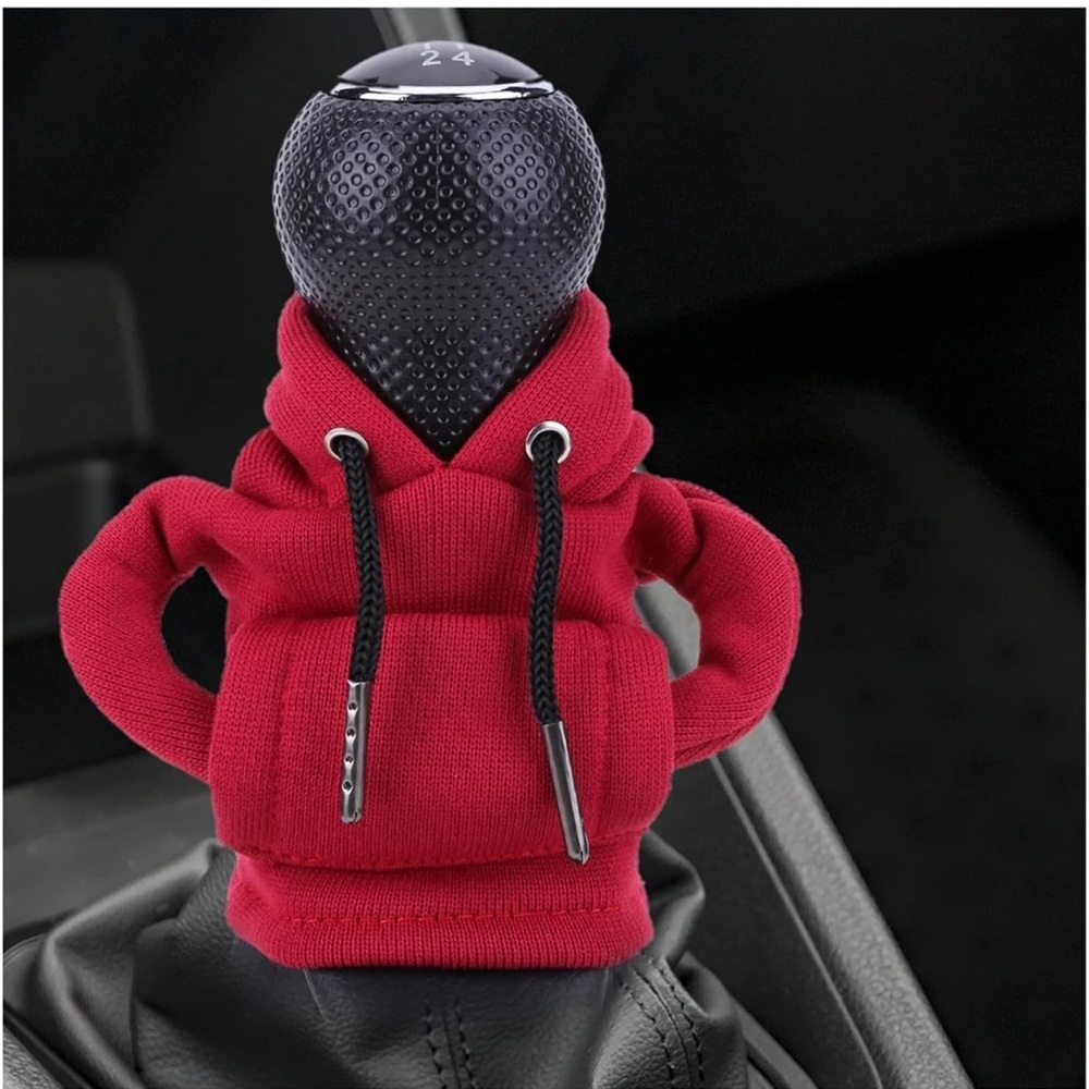Car Gear Shift Cover Hoodie Shift Knob Cover